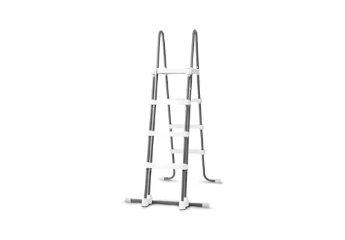 Intex ▫️ Piscina desmontável, Greywood Prism Frame Premium, D457 x 122 cm, capacidade de 16 805 litros, escada, forro, cobertura, filtro de cartucho, montagem em 45 minutos, Ligações Ø32 mm (56093) 4