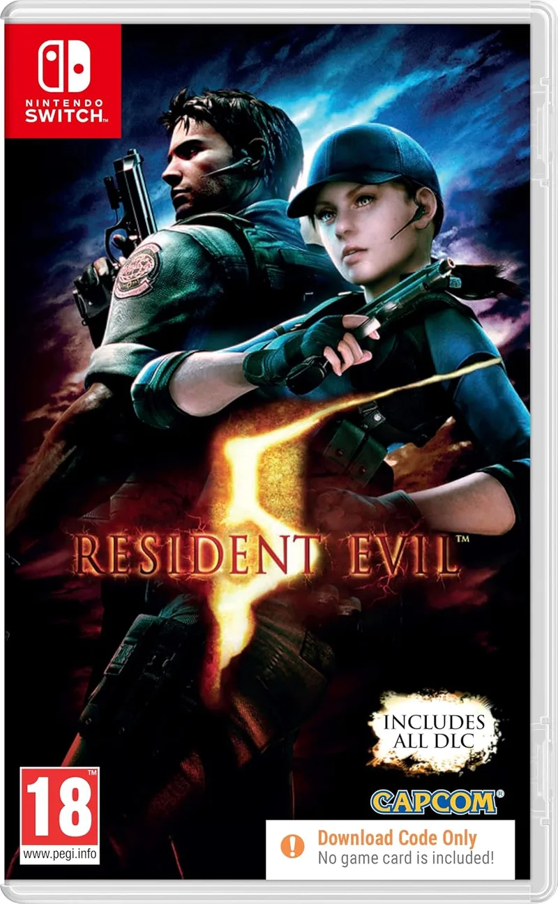 Capcom ▫️ Resident Evil 5 - Código de download - Switch