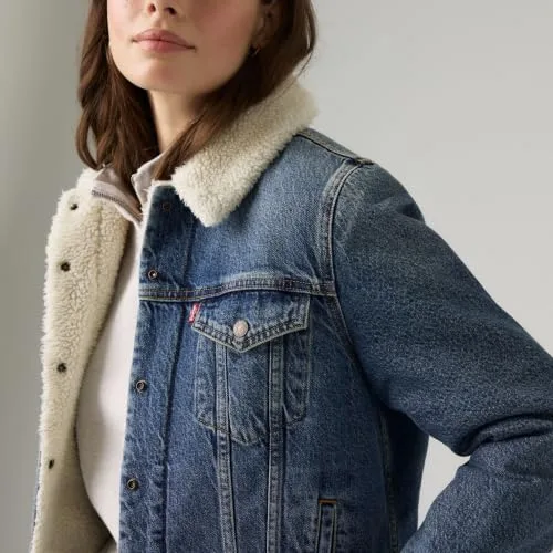 Levi's ▫️ Casaco Original Sherpa Trucker para mulher 2