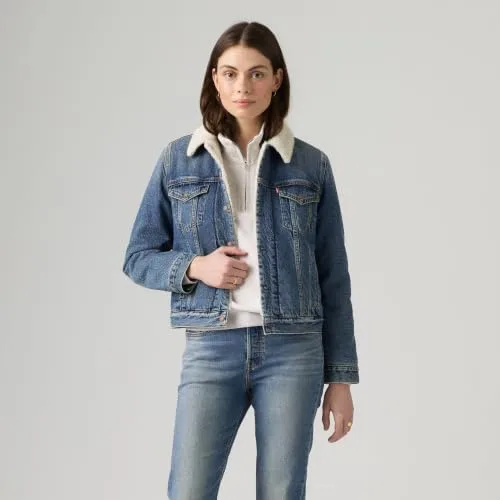 Levi's ▫️ Casaco Original Sherpa Trucker para mulher 3