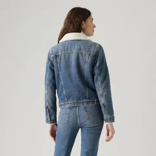 Levi's ▫️ Casaco Original Sherpa Trucker para mulher 4
