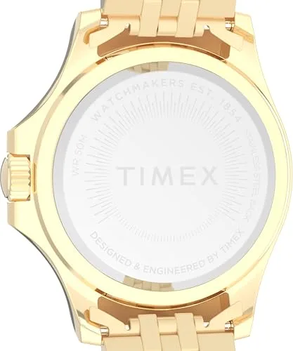Timex ▫️ Kaia TW2Y54600 - Relógio de pulso multifunções em aço inoxidável de 40 mm para mulher 4