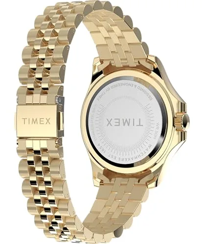 Timex ▫️ Kaia TW2Y54600 - Relógio de pulso multifunções em aço inoxidável de 40 mm para mulher 5