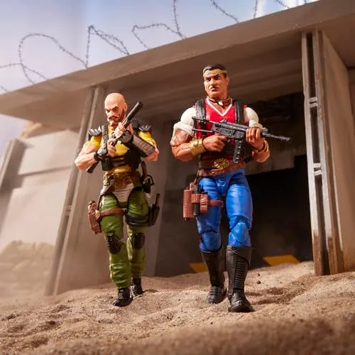 G.I. Joe ▫️ Classified Series n.º 193, David Red Dog Taputapu e Varujan Taurus Ayvazyan, Conjunto colecionável de figuras de ação de 15 cm com 20 acessórios 3
