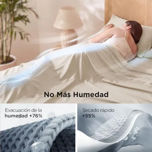 Bedsure ▫️ Conjunto de lençóis em microfibra, cor bege - 90 x 190 cm, 3 peças 3