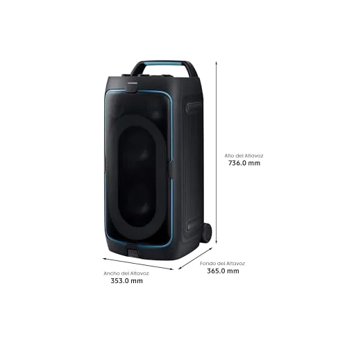 Samsung ▫️ Torre de som MX-ST50F/ZF com certificação IPX4 e aplicação Sound Tower 6