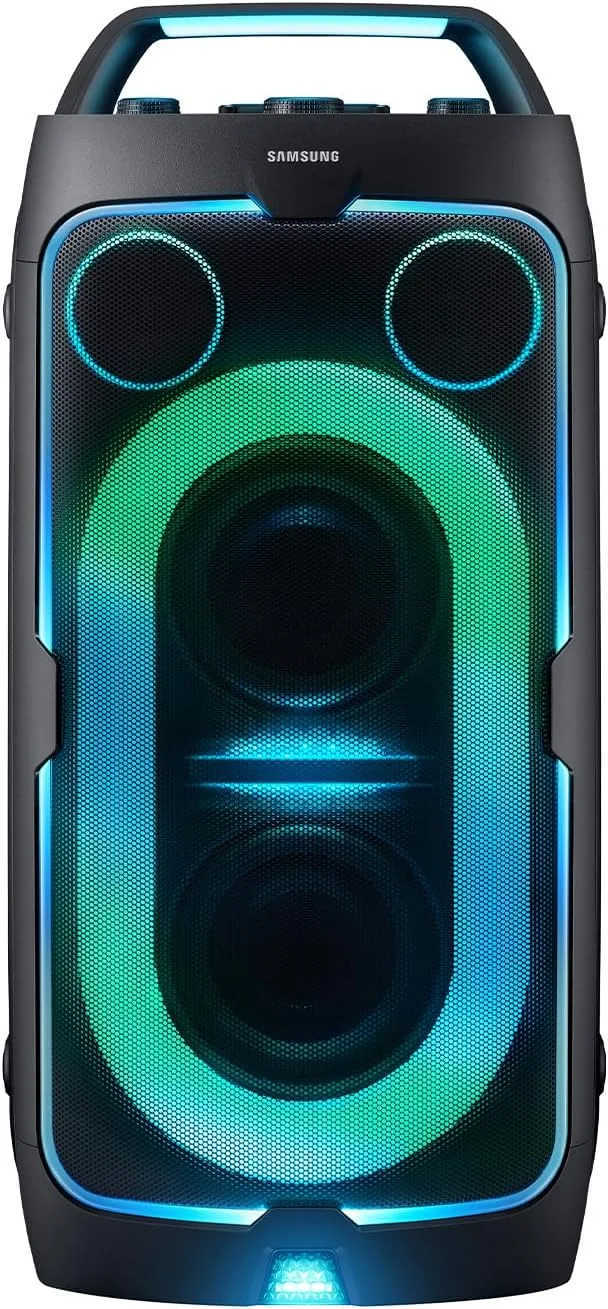 Samsung ▫️ Torre de som MX-ST50F/ZF com certificação IPX4 e aplicação Sound Tower