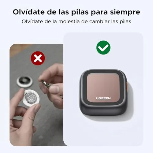UGREEN ▫️ FineTrack Pro Smart Finder com carregamento solar – Suporte para iOS 6