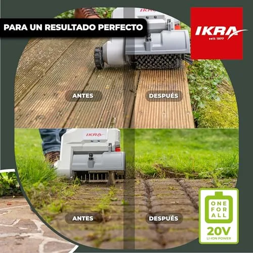 IKRA ▫️ Limpa-superfícies e juntas a bateria Vario Brush IATR 20 6