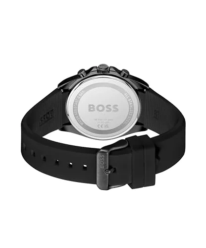 BOSS ▫️ Relógio cronógrafo de quartzo para homem, da coleção Strike Chrono, com bracelete em aço inoxidável ou silicone 3