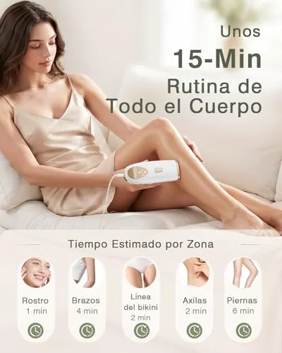 TIIMAGIC ▫️ Depiladora a laser IPL com refrigeração a 5 °C, 9 níveis de energia, 999 900 flashes, 3 funções HR/RA/SC, depilador a luz pulsada para rosto, zona do biquíni e corpo, uso doméstico ck1122 5