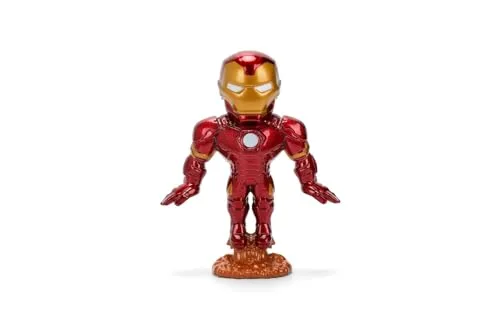 Jada ▫️ Figura Toys Marvel Avengers (1 unidade) - 1 de 4 figuras colecionáveis em metal (Homem de Ferro, Capitão América, Hulk, Pantera Negra) para fãs e colecionadores a partir dos 8 anos, seleção aleatória 4