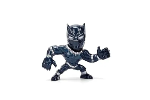 Jada ▫️ Figura Toys Marvel Avengers (1 unidade) - 1 de 4 figuras colecionáveis em metal (Homem de Ferro, Capitão América, Hulk, Pantera Negra) para fãs e colecionadores a partir dos 8 anos, seleção aleatória 5