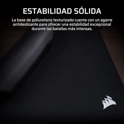 Corsair ▫️ Tapete de rato para jogos MM Pro Control, tamanho médio – Preto 3