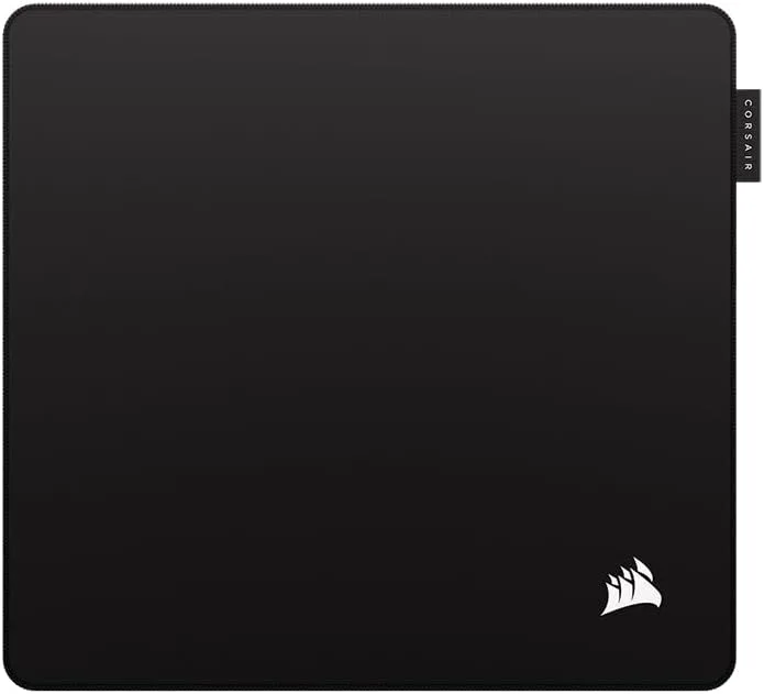 Corsair ▫️ Tapete de rato para jogos MM PRO Control Medium - Optimizado para desportos desportivos e para precisão e micro-ajustes, base anti-derrapante, cantos inclinados e cosidos - Preto