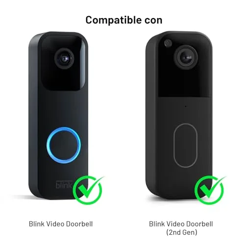 PHYSEN ▫️ Repetidor de sinal sem fios Kit de extensão de campainha sem fios WET03B, compatível com todas as campainhas Blink, 58 melodias e 5 níveis de volume, 1 conversor e 1 recetor 3