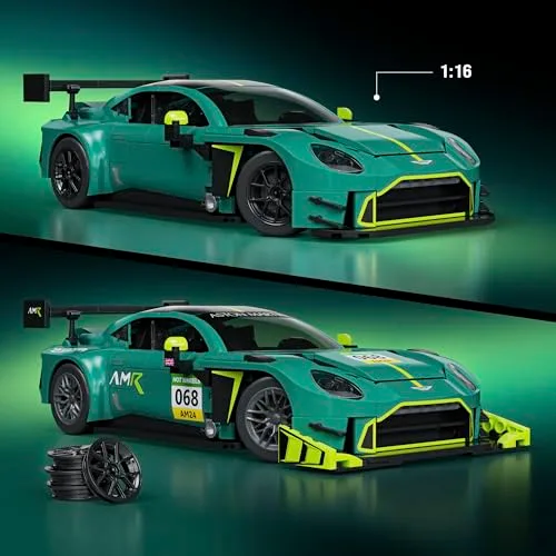 Mattel Brick Shop ▫️ Hot Wheels Aston Martin Vantage GT3 3