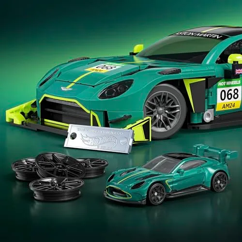 Mattel Brick Shop ▫️ Hot Wheels Aston Martin Vantage GT3 5