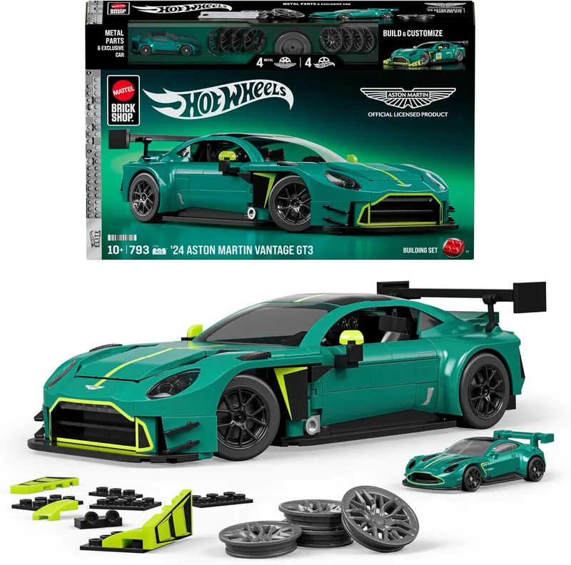 Mattel Brick Shop ▫️ Hot Wheels Aston Martin Vantage GT3