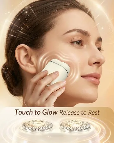 bissuuy ▫️ Aparador de pelos faciais para mulher: máquina de barbear facial portátil e indolor para senhoras, aparelho de depilação recarregável para pelos finos na zona do pêssego, lábio superior e queixo, com 2 lâminas duplas 2