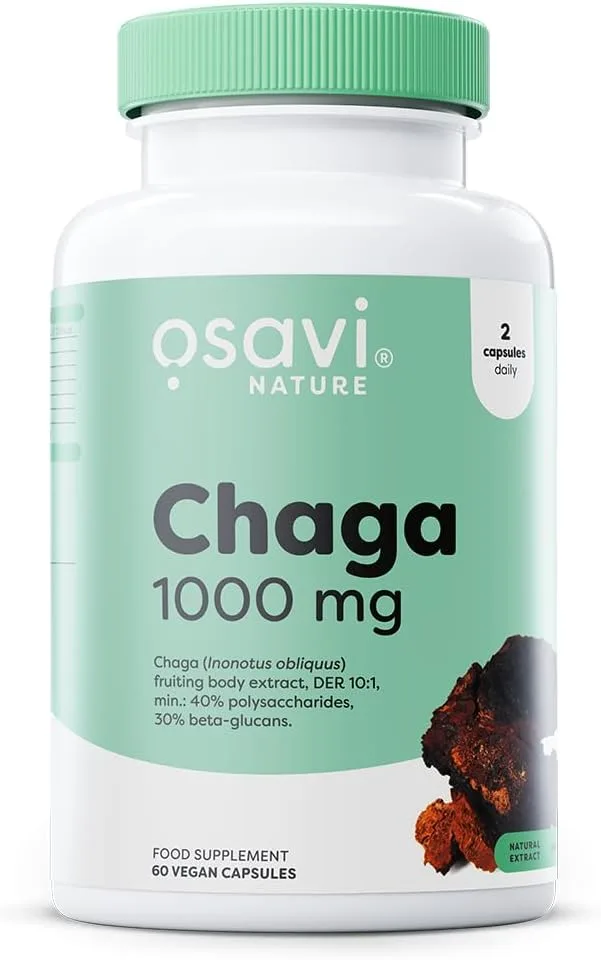 OSAVI ▫️ Chaga, 1000mg - 60 cápsulas vegetais