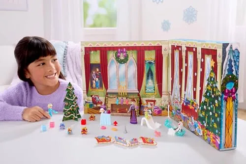 Mattel ▫️ Disney Frozen Calendário do Advento da Anna e da Elsa 2