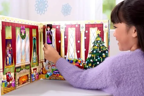 Mattel ▫️ Disney Frozen Calendário do Advento da Anna e da Elsa 4