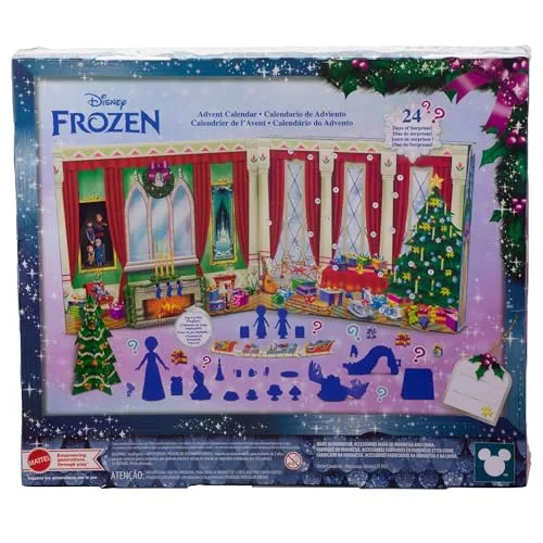 Mattel ▫️ Disney Frozen Calendário do Advento da Anna e da Elsa 6
