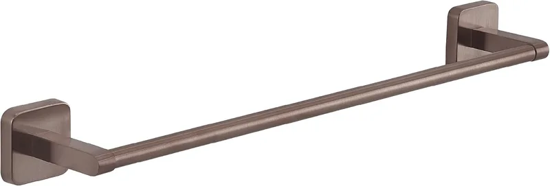 Gedy ▫️ Tonga Toalheiro de Casa de Banho com Barra de Parede, 45 cm, em aço inoxidável e Cromall PVD em ouro rosa, suporte para toalhas com parafusos e adesivo dupla-face, capacidade de 7 kg