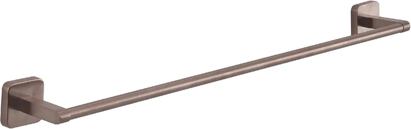Gedy ▫️ Tonga Toalheiro de Barra para Casa de Banho, de Parede, 60 cm, em aço inoxidável e Cromall PVD em ouro rosa, suporte para toalhas com parafusos e adesivo dupla-face, capacidade de 7 kg