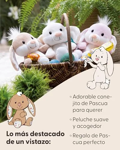 NICI ▫️ Peluche de Coelho, 20 cm, Bege - 62675 5