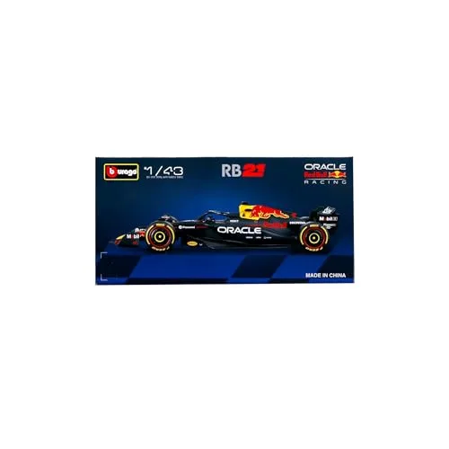 Bburago ▫️ F1 Red Bull Racing RB21 2025 n.º 1 Verstappen, carro diecast à escala 1:43 com detalhes autênticos, réplica da F1 da Red Bull, decoração oficial, idade recomendada: 3+ anos 7
