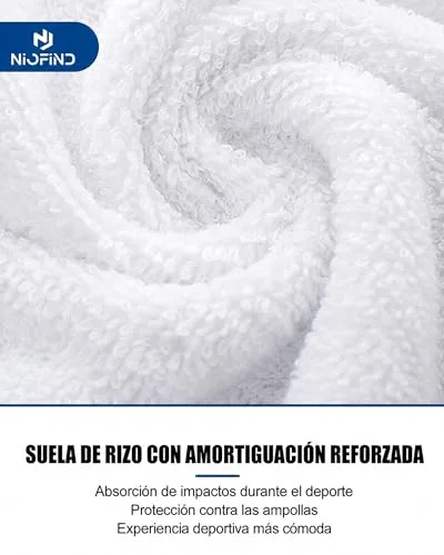 Niofind ▫️ Meias Quarter para Desporto, para Homem e Mulher, em Algodão Acolchoado 6