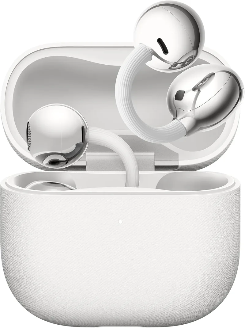 HUAWEI ▫️ FreeClip 2 Auscultadores Bluetooth sem fios, Auscultadores abertos, Conforto durante todo o dia, Audição adaptativa de ouvido aberto, até 38 h de autonomia, iOS e Android, Garantia de 42 meses, Branco