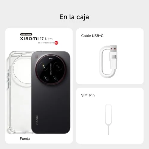 Xiaomi ▫️ 17 Ultra – Smartphone de 16+512 GB, branco, com teleobjetiva Leica de 200 MP 5