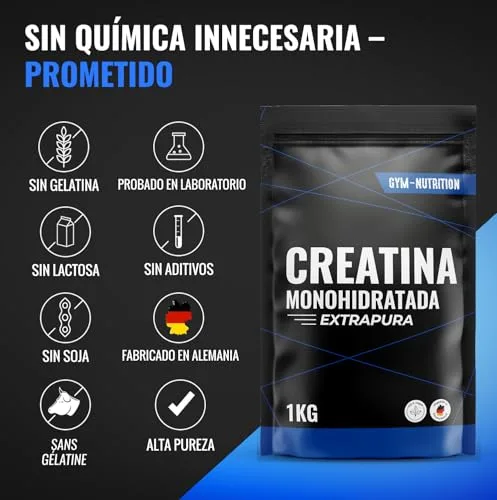 Gym Nutrition ▫️ Creatina Monohidratada Extrapura em Pó – 1 kg (1000 g) – Alta Pureza 6