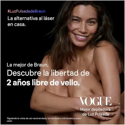 Braun ▫️ Depiladora Smart IPL Skin i·expert com luz pulsada, PL7311, Branco/Bronze 2