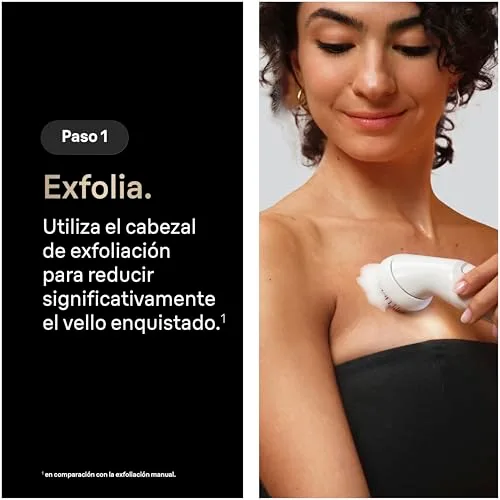 Braun ▫️ Silk·épil 9 Flex SkinSpa - Depiladora Elétrica para Mulher, 9-681 3D, Dourada 3
