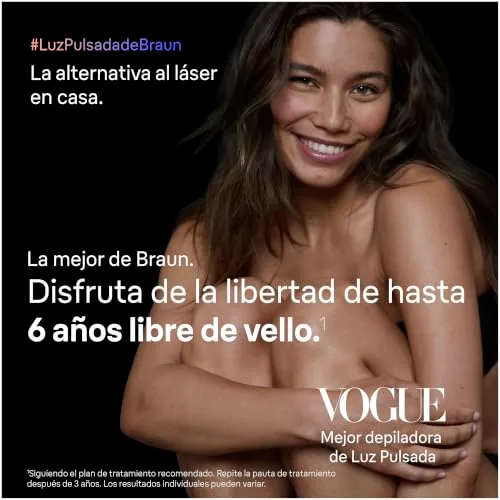 Braun ▫️ Depiladora Smart IPL Skin i·expert com luz pulsada, PL7442, Branco/Bronze 2