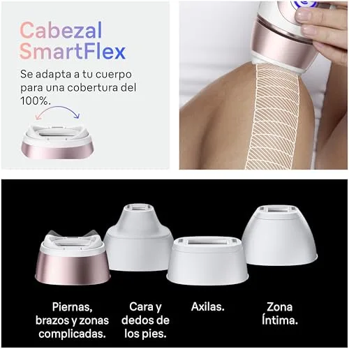 Braun ▫️ Depiladora Smart IPL Skin i·expert com luz pulsada, PL7442, Branco/Bronze 6