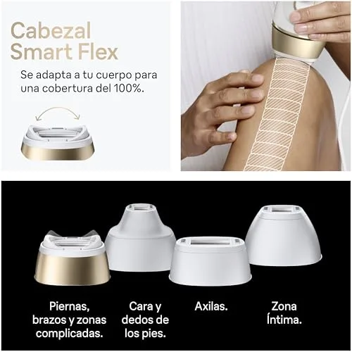 Braun ▫️ Luz Pulsada Silk·expert Pro 5, PL5442, Branco/Dourado 5