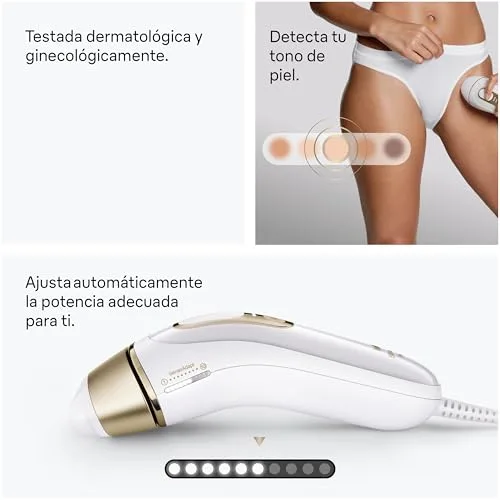 Braun ▫️ Luz Pulsada Silk·expert Pro 5, PL5442, Branco/Dourado 6