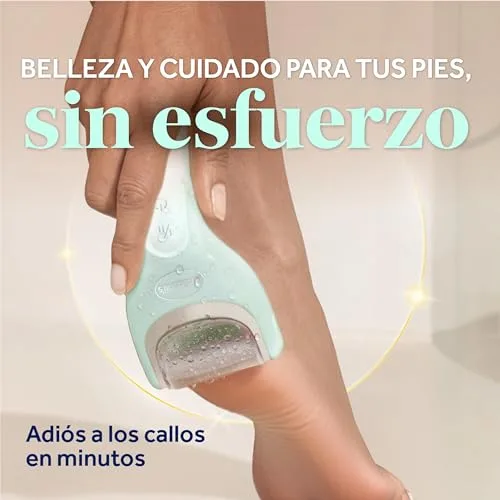 Dr. Scholl's ▫️ Pedi Perfect Pro – Pedicure Elétrica Profissional para os Pés – Elimina calos e callosidades, lima elétrica para calcanhares, fresa recarregável e à prova de água, 3 cabeças, recolhedor de pó 2