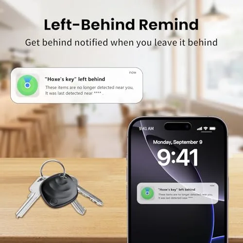 Hoxe ▫️ Tracker Tags - 4 unidades (apenas para iOS), Air Smart Tag para chaves e bagagem 4