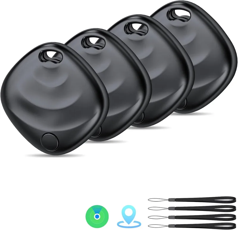 Hoxe ▫️ Tracker Tags - 4 unidades (apenas para iOS), Air Smart Tag para chaves e bagagem
