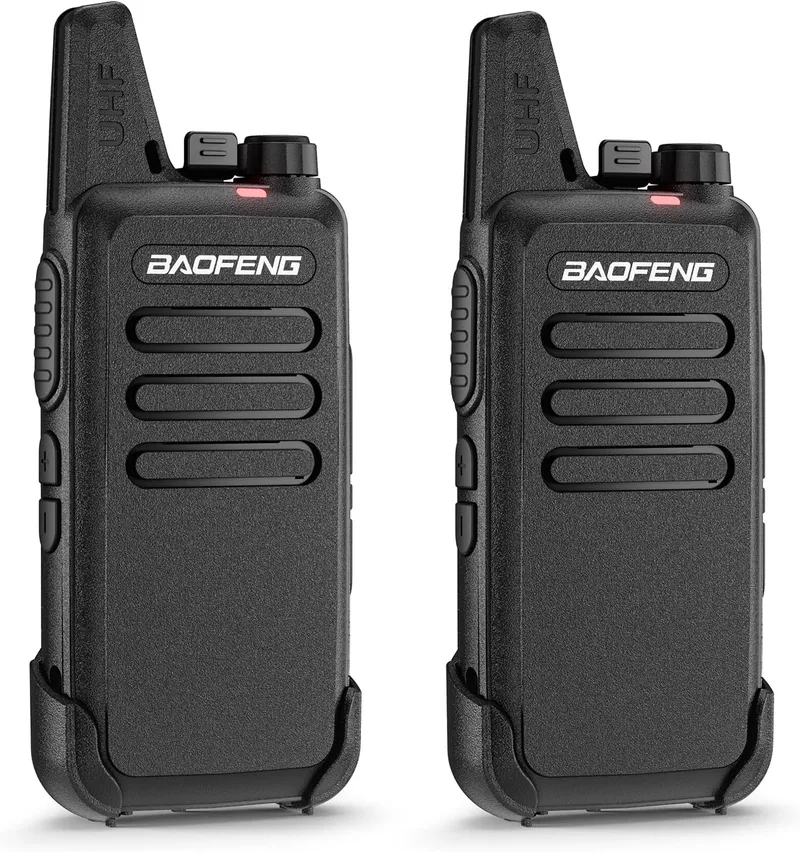 BAOFENG ▫️ T22 Walkie-talkies, Rádio PMR Bidirecional Portátil 16 Canais com Bateria de 1500 mAh, Rádio Portátil Recarregável Ideal para Hotéis e Restaurantes(Conjunto de 2)