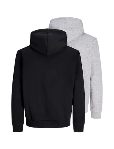 JACK & JONES ▫️ Jjebradley Sweat Hood 2pk MP Jjebradley Camisola com Capuz 2Pk MP Homem (Conjunto de 2) 3