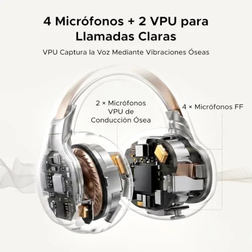 UGREEN ▫️ ClipBuds Pro 2 Auscultadores sem fios Bluetooth com tradução por IA, 46 horas de autonomia 3