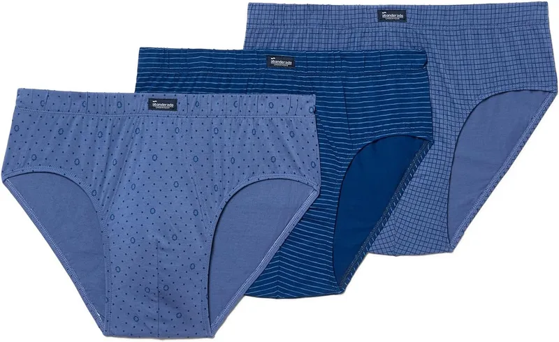 Abanderado ▫️ Cueca Slip de comprimento médio Linha Original, Estampados, Homem, x3