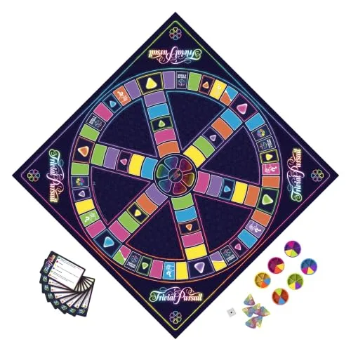 Hasbro Gaming ▫️ Jogo de mesa Trivial Pursuit (2026) | Características atualizadas, cooperação e opções de equipa | Jogos divertidos de cultura geral | 1 a 6 jogadores ou mais | 45 minutos - Versão em espanhol 3